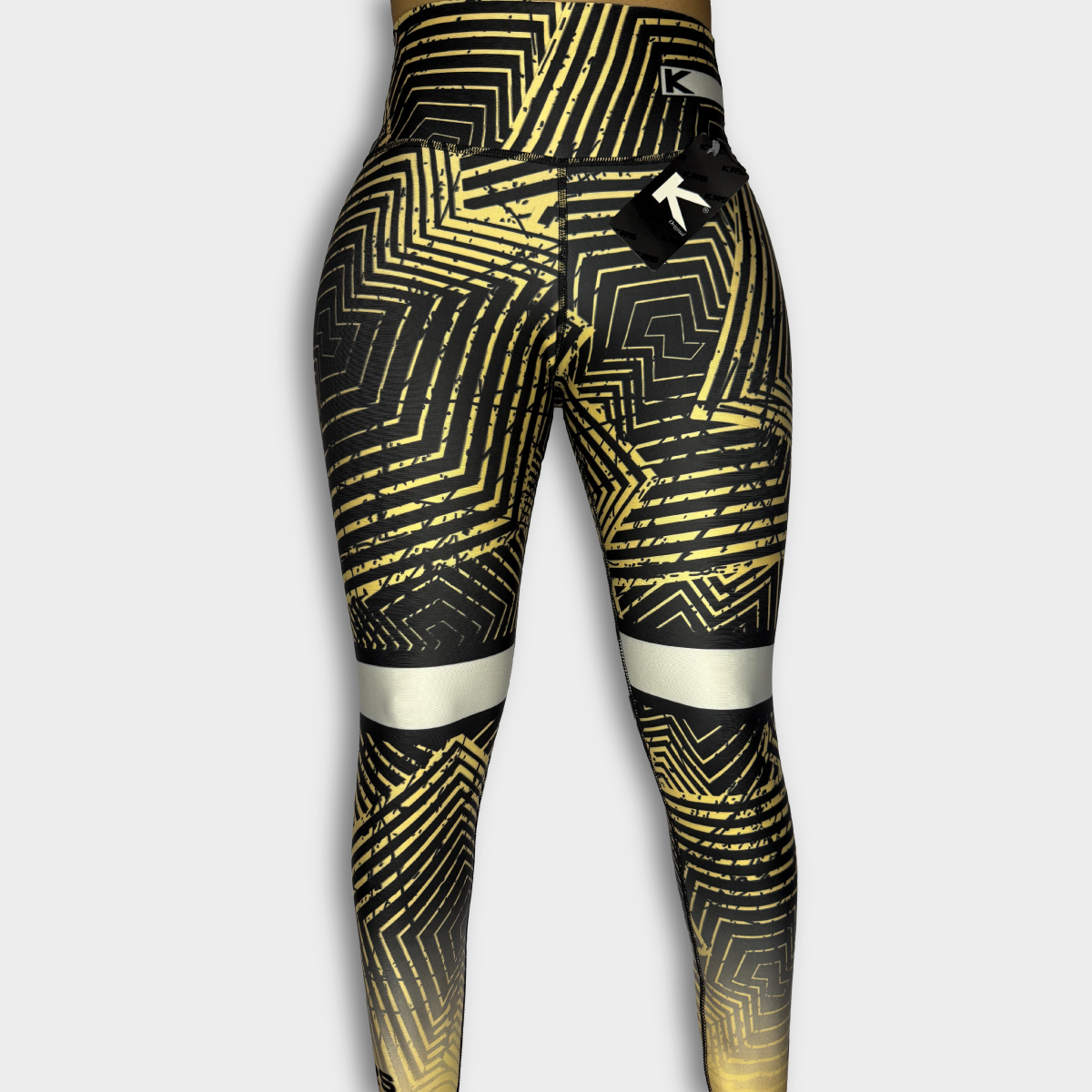 Leggins Black and Yellow