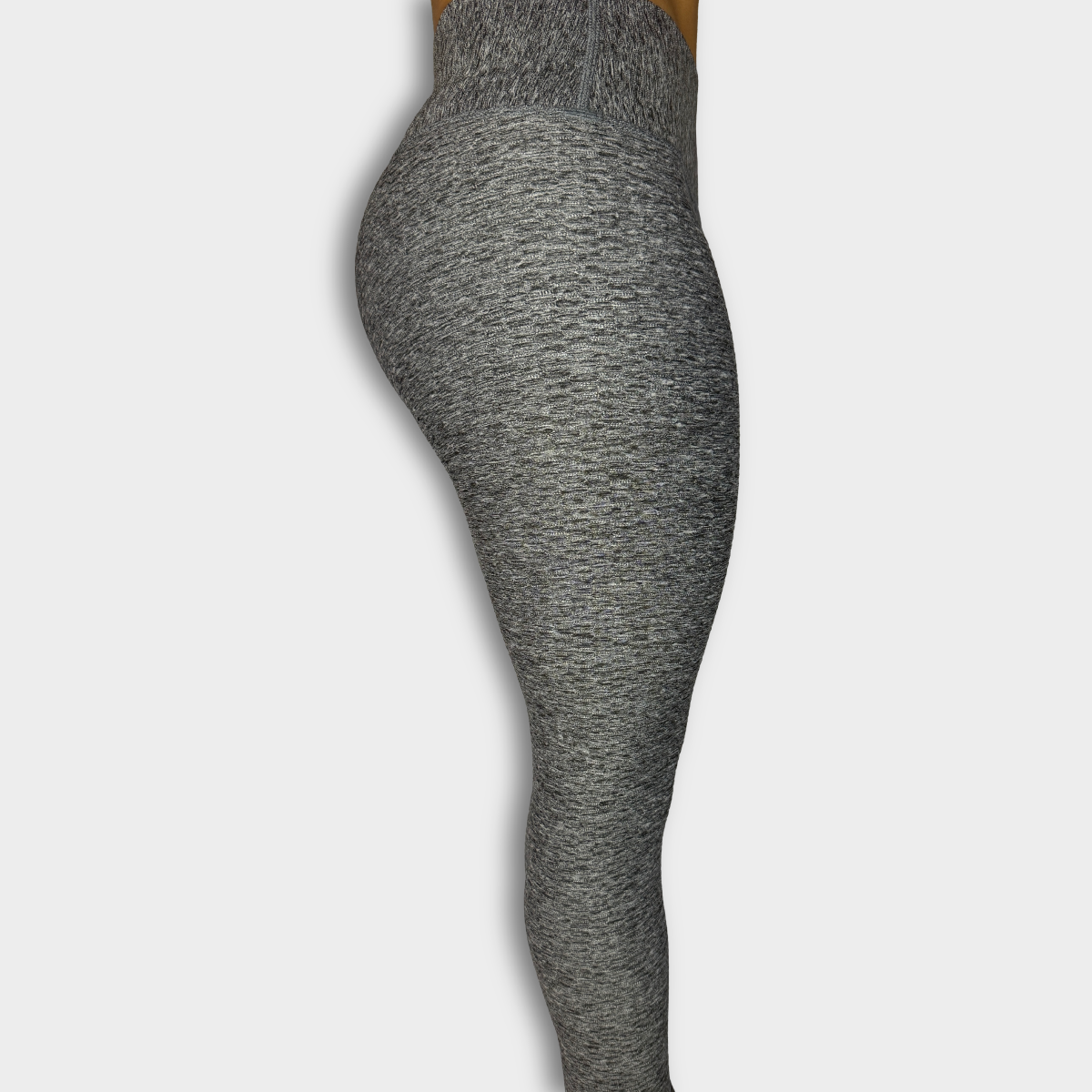 Leggins con textura gris