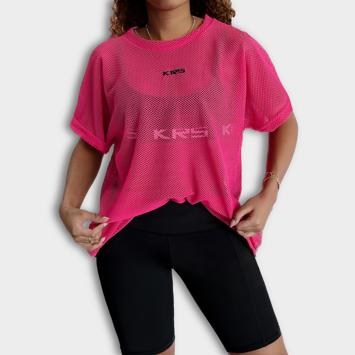 Blusa malla Fucsia