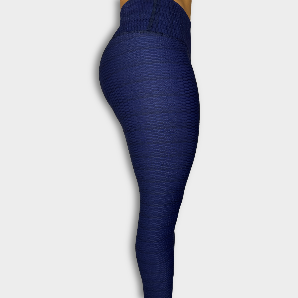 Leggins con textura azul