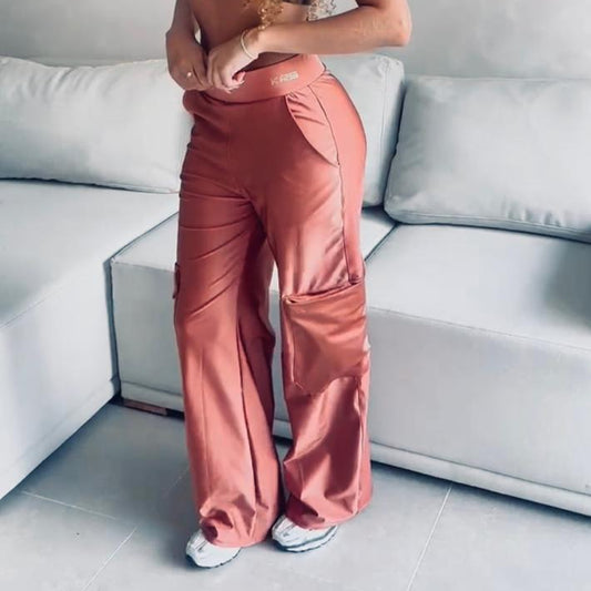 Pantalon cargo cobre