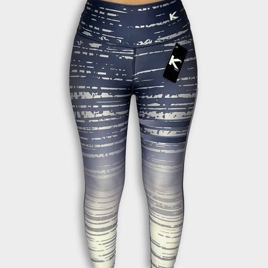 Leggins Blue to Silver