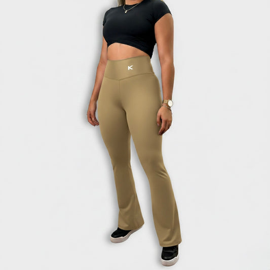 Leggins bota campana cafe