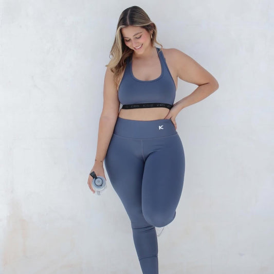 Leggins Plus Blue Petrol