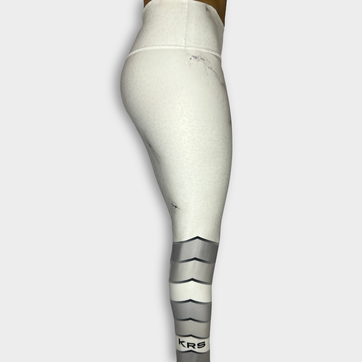 Leggins White and Silver