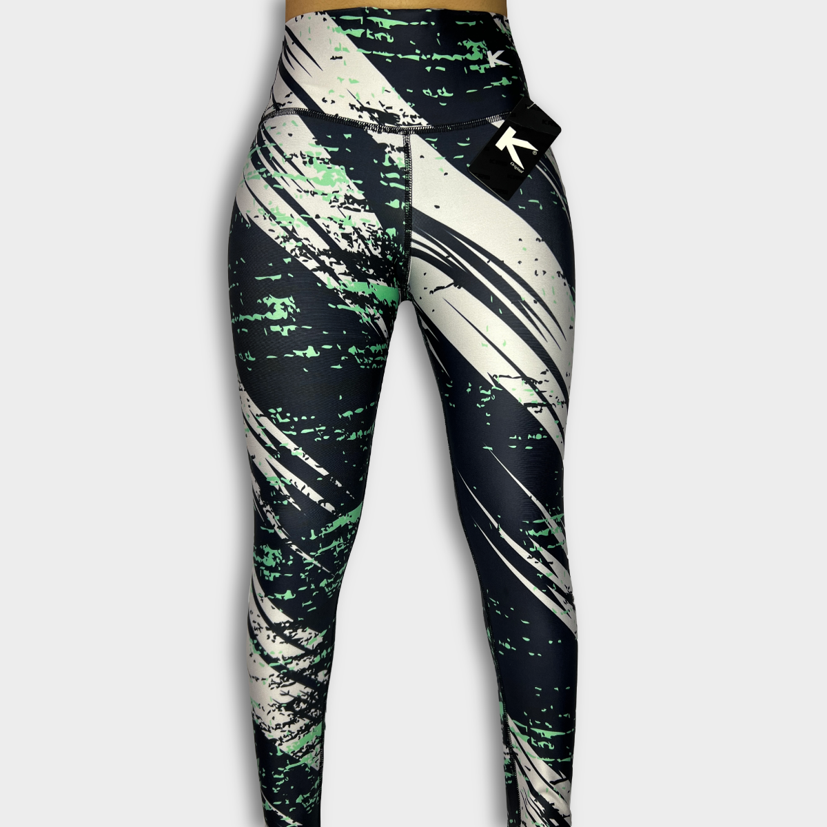 Leggins green details