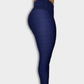 Leggins con textura azul